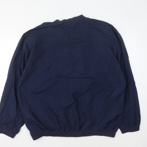 IZOD Men's Blue XL V-Neck Sweatshirt with Logo