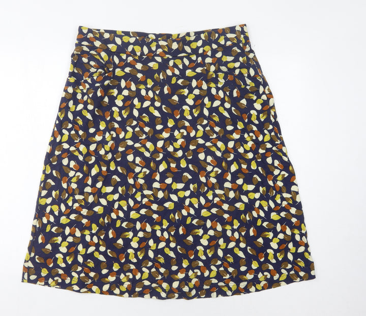 WoolOvers Women's Multicoloured Floral Skirt L