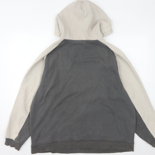 Oakley Men's XL Grey Pullover Hoodie with Drawstring