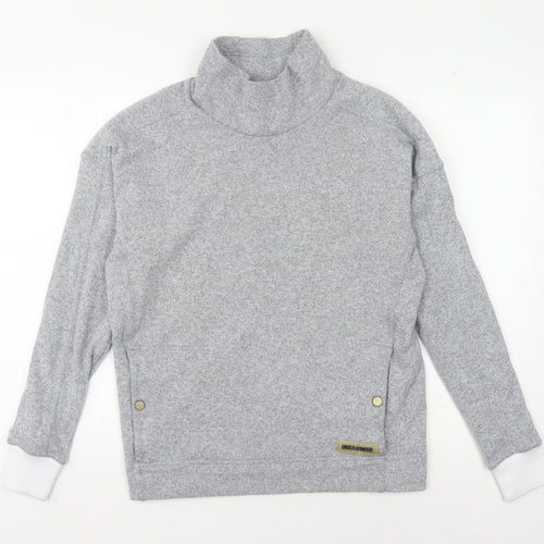 Under Armour Grey Unisex Graphic Sweatshirt, Size S, Insulated