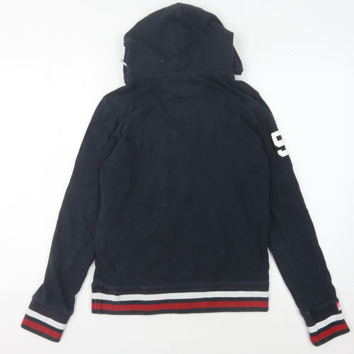 Superdry Women's Blue Pullover Hoodie Size 8