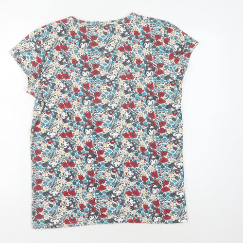 Disney Women’s Multicoloured Floral T-Shirt Size 16