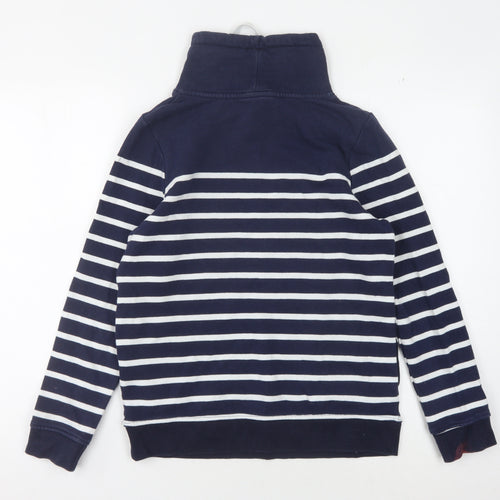 Joules Women's Blue Striped Sweatshirt, Size 6