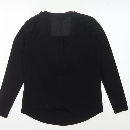 Coast Women's Black Wrap Top, Size 10