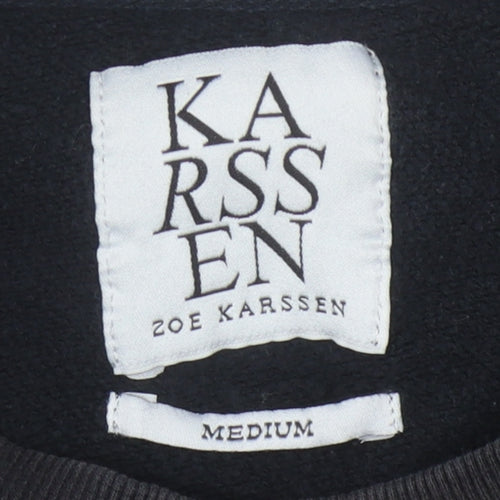 Zoe Karssen Women's Black Pullover Sweatshirt M