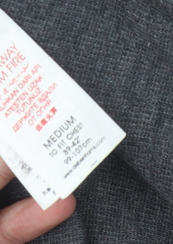 Debenhams Men's Grey Pullover Jumper, Medium, High Neck