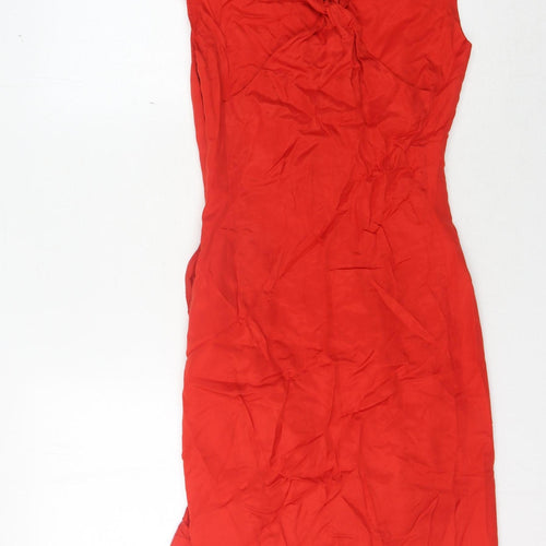 Karen Millen Red Women's Sleeveless Dress Size 6