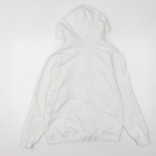 Pacific & Co Unisex White Full Zip Hoodie Small