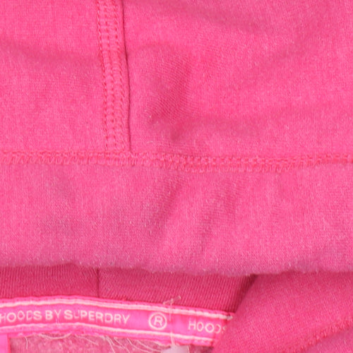 Superdry Women's Pink Pullover Hoodie S