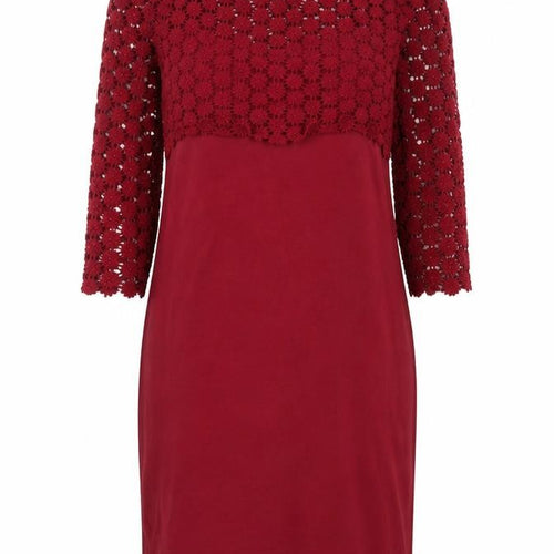 Great Plains Women Red XS Crochet Dress