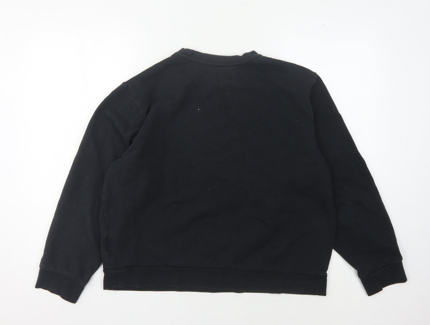 Hurley Black Unisex Graphic Pullover Sweatshirt L