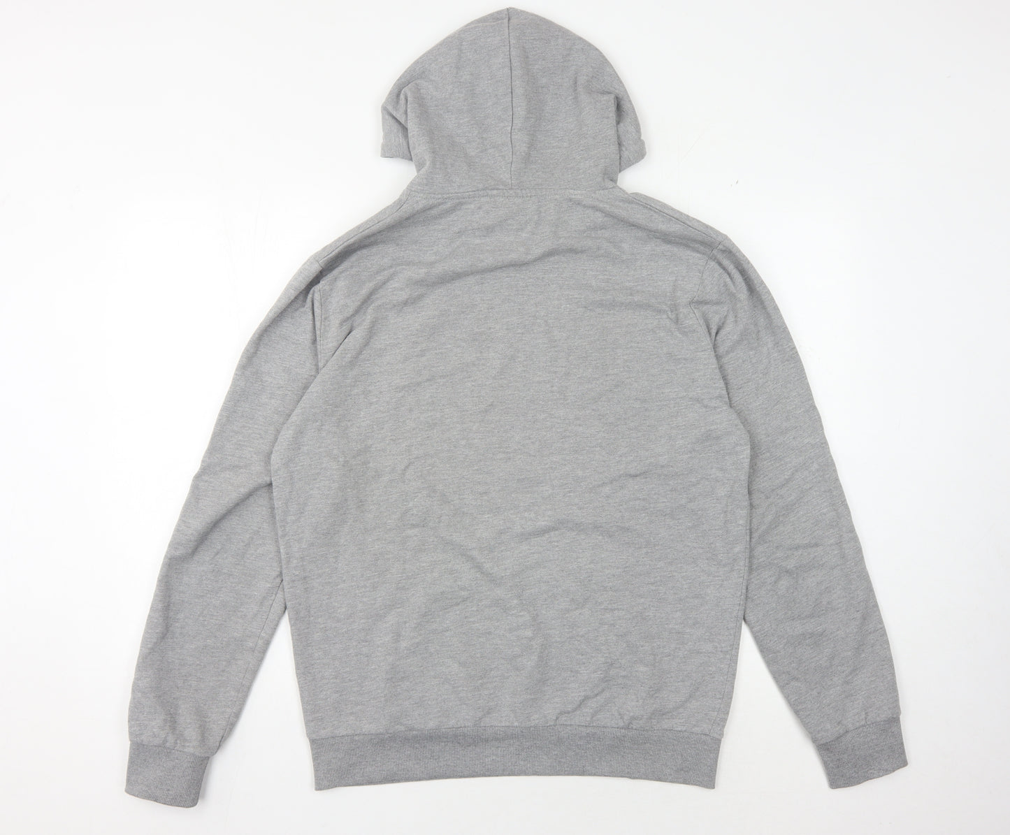 Closure London Men's Grey Pullover Hoodie, M, Regular Fit