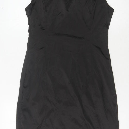 Jane Norman Women's Black Floral Dress Size 14