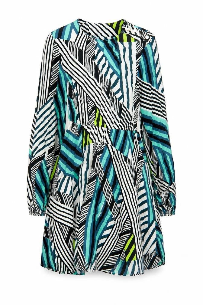 Front view of Karen Millen Women's Multicoloured Shift Dress