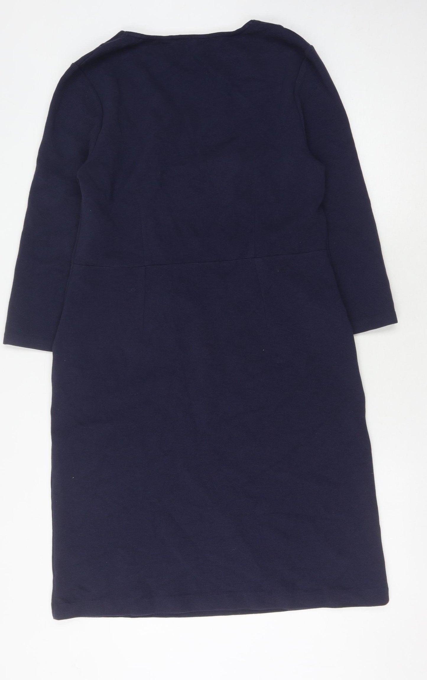 Boden Women's Blue V-Neck Dress Size 14L