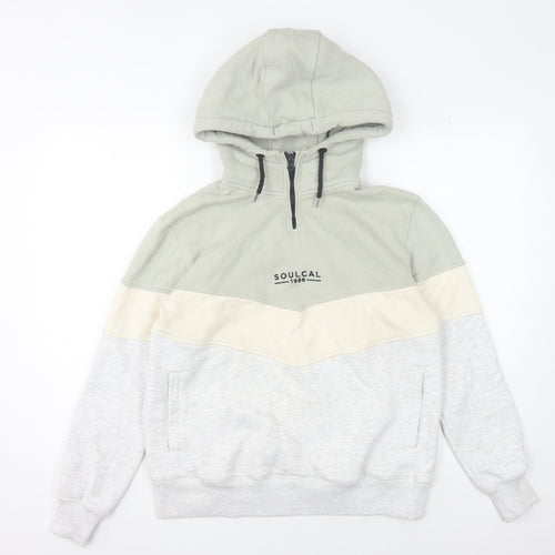 SoulCal Women's Multicoloured Pullover Hoodie Size 8