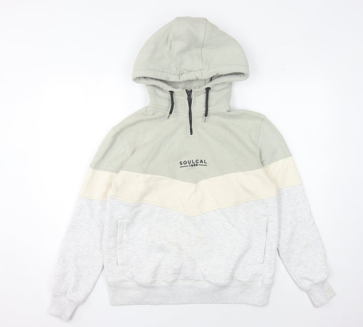 SoulCal Women's Multicoloured Pullover Hoodie Size 8