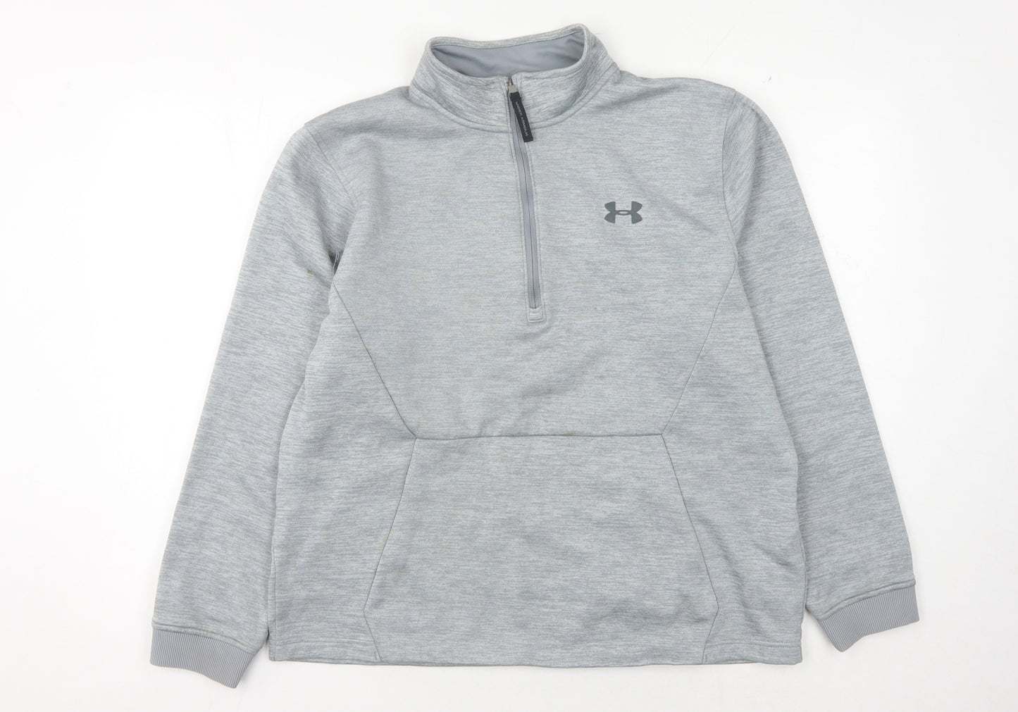 Under Armour Men's Grey 1/2 Zip Sweatshirt, L