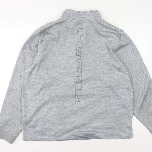 Under Armour Men's Grey 1/2 Zip Sweatshirt, L