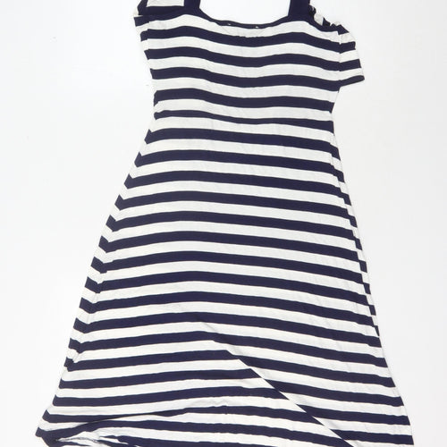 Oasis Women's Striped Dress, Black/White, Size S