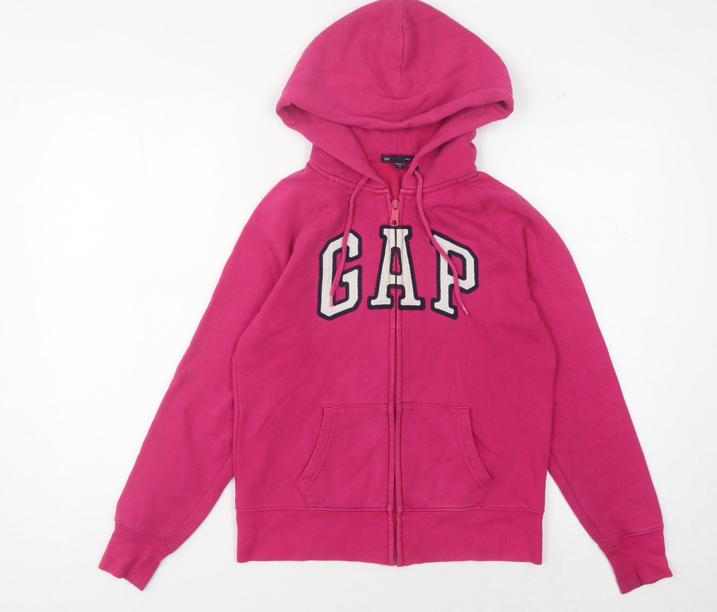 Gap Women's Pink XS Full Zip Hoodie Logo