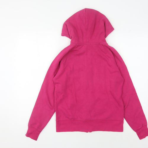 Gap Women's Pink XS Full Zip Hoodie Logo