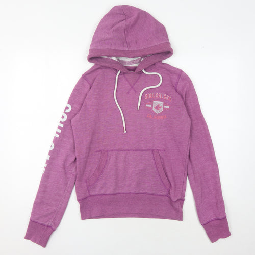 SoulCal & Co Women's Purple Hoodie Size 10 Regular Fit