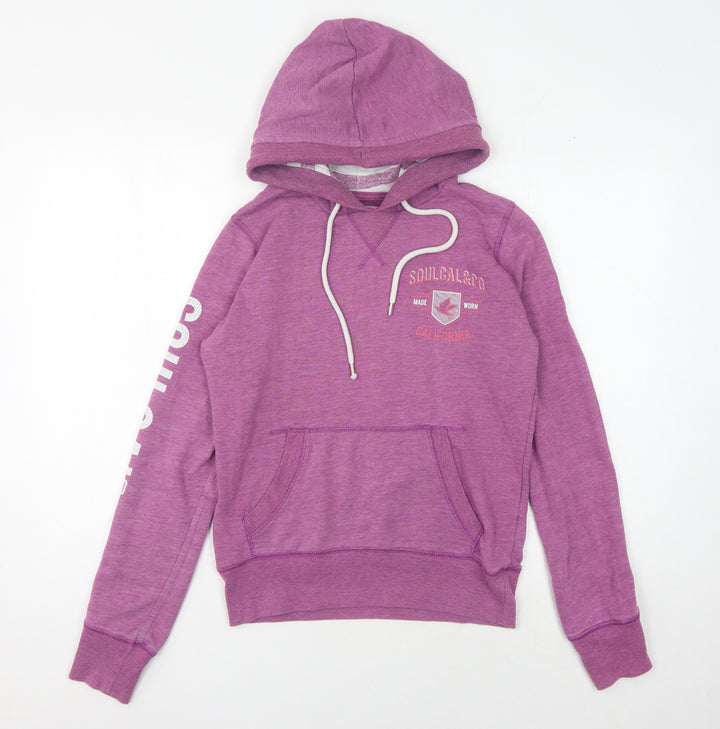 SoulCal & Co Women's Purple Hoodie Size 10 Regular Fit