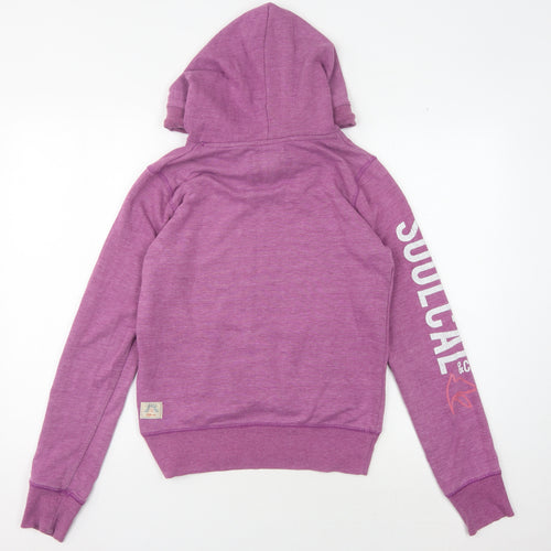 SoulCal & Co Women's Purple Hoodie Size 10 Regular Fit