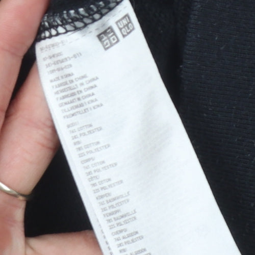Uniqlo Disney Black XS Pullover Sweatshirt