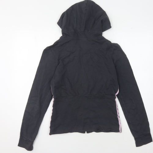 Adidas Women's Black Full Zip Hoodie, Size L