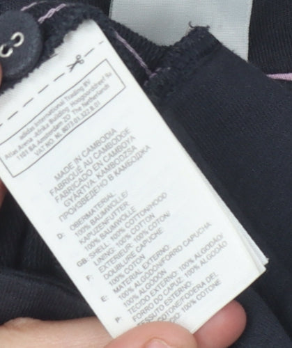 Adidas Women's Black Full Zip Hoodie, Size L