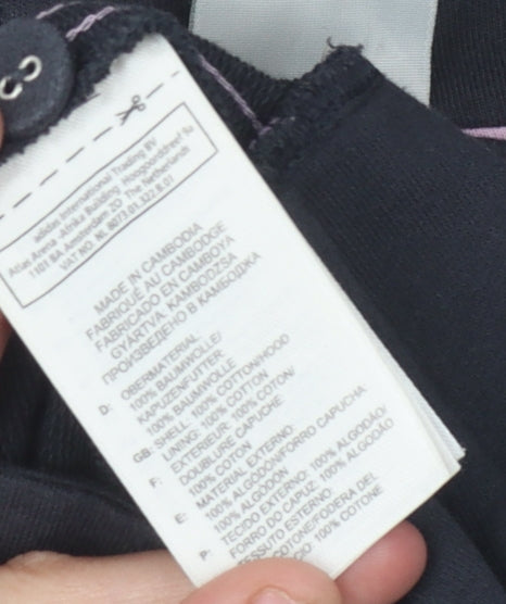 Adidas Women's Black Full Zip Hoodie, Size L