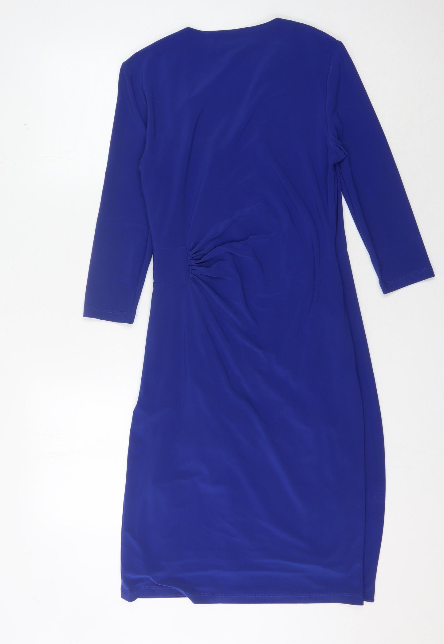 Coast Women's Blue Wrap Dress Size 12, Party Style
