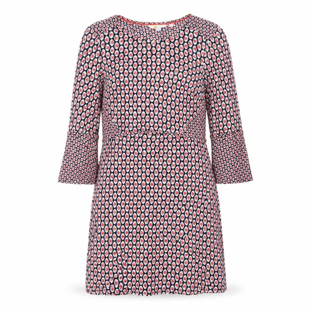 Boden Women’s Multicoloured 3/4 Sleeve Dress Size 12