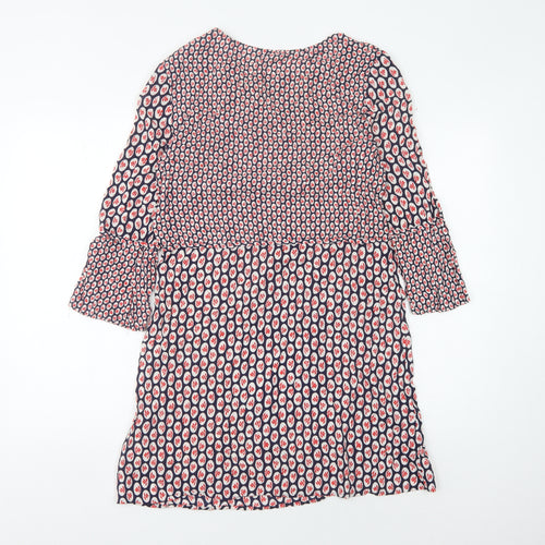 Boden Women’s Multicoloured 3/4 Sleeve Dress Size 12