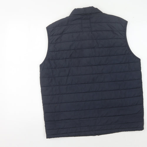 John Lewis Men's Black Puffer Waistcoat M