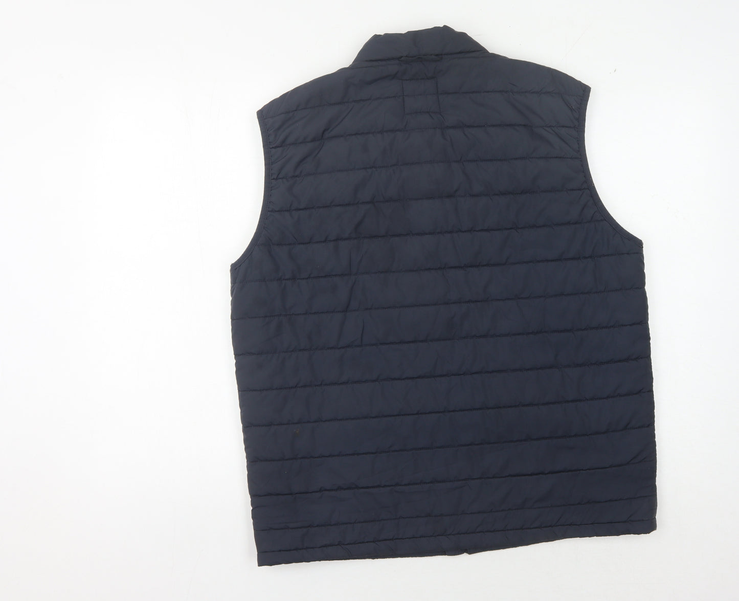 John Lewis Men's Black Puffer Waistcoat M