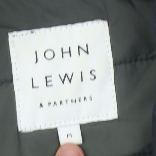 John Lewis Men's Black Puffer Waistcoat M