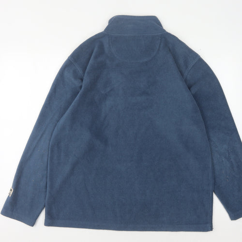 Rush Men's Blue Fleece 1/4 Zip Sweatshirt M