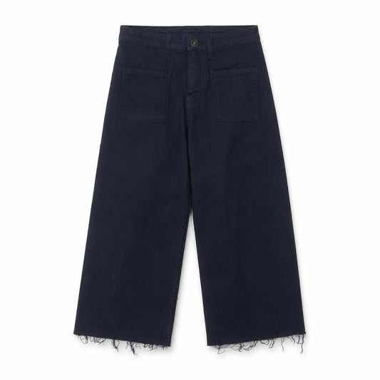 Fat Face Girls Blue Wide-Leg Jeans 7 Years