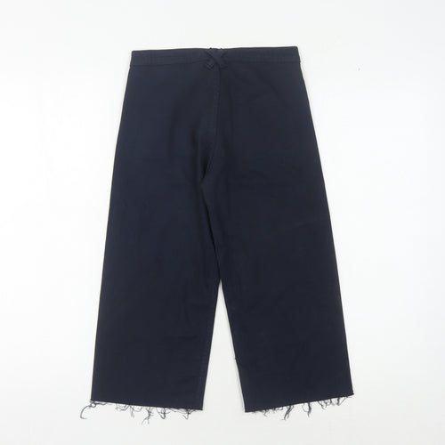Fat Face Girls Blue Wide-Leg Jeans 7 Years