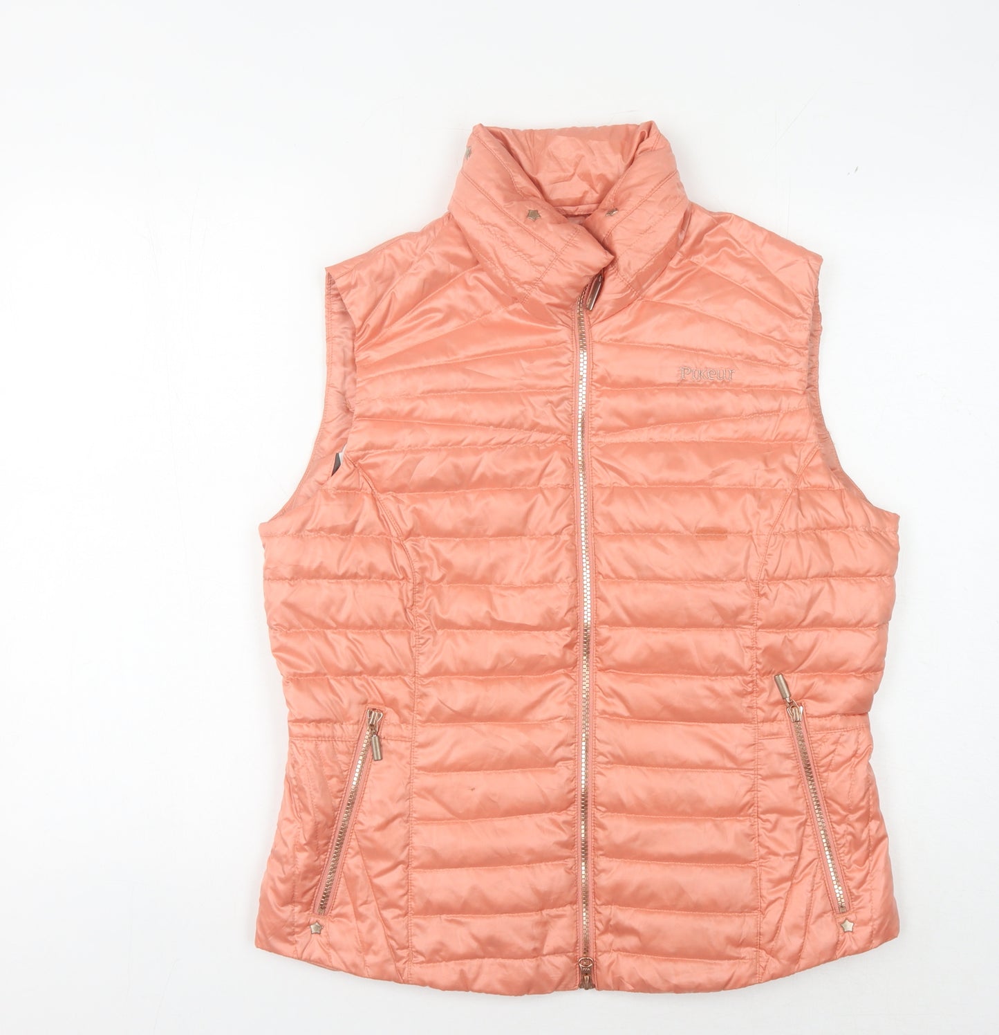 Pikeur Women's Pink Puffer Waistcoat Size 14
