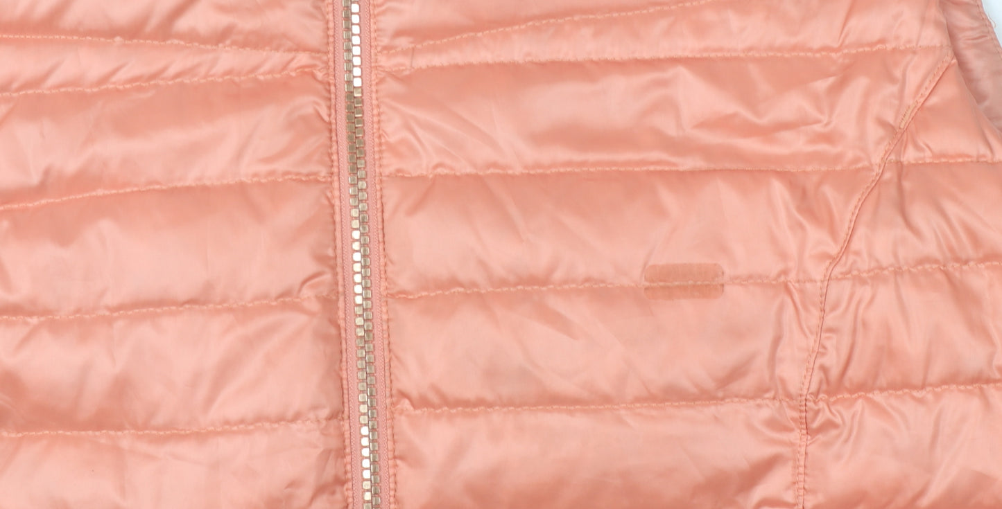 Pikeur Women's Pink Puffer Waistcoat Size 14
