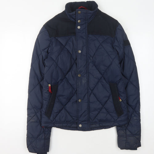 FatFace Women's Blue Quilted Jacket XS