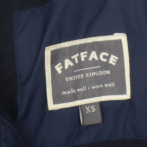 FatFace Women's Blue Quilted Jacket XS