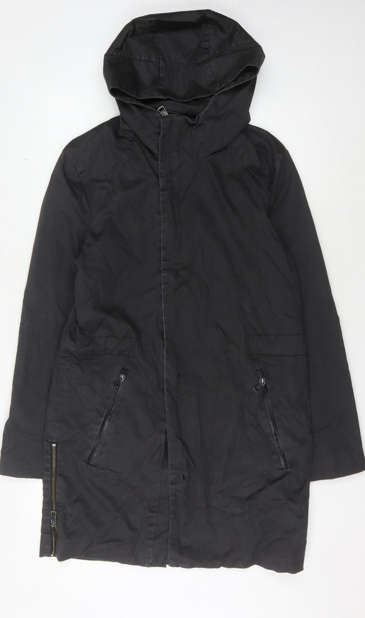 Jack & Jones Unisex Kids Black Hooded Parka 18 Years
