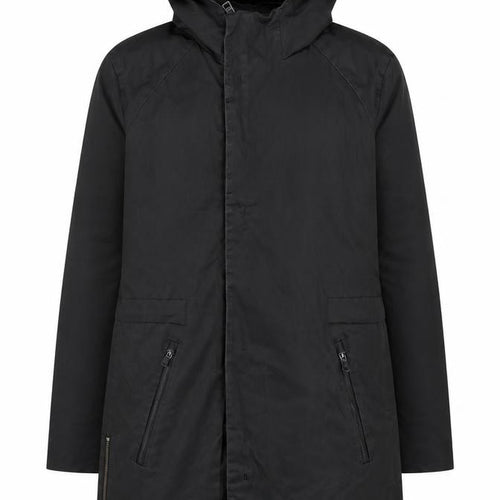 Jack & Jones Unisex Kids Black Hooded Parka 18 Years