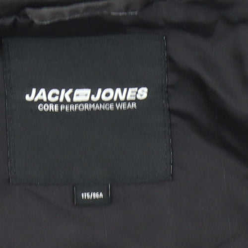 Jack & Jones Unisex Kids Black Hooded Parka 18 Years