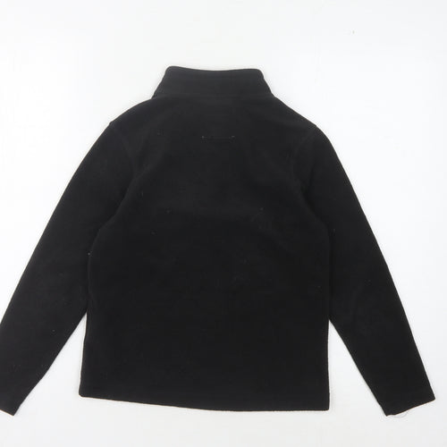 Regatta Boys Black Fleece 1/4 Zip Sweatshirt - Size 10 Years